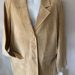 Margaret Godfrey Tan Suede Jacket 14